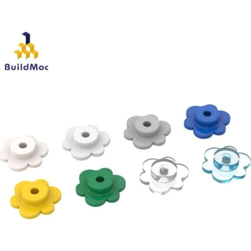 BuildMOC Compatible For lego56750 flower petal Building Blocks Parts DIY LOGO Educational Creatives
