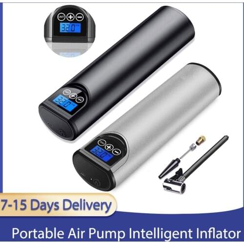 Car Inflatable Pump 12V 150PSI Rechargeable Air Pump Tire Inflator Cordless Portable Electric Pump Digital Car Tyre Air Pump