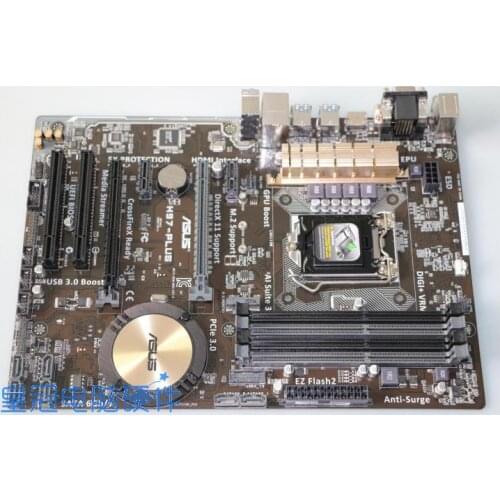Desktop motherboard for ASUS H97-PLUS DDR3 LGA 1150 i3 i5 i7 cpu USB2.0 USB3.0 SATA3 M.2 32GB motherboard