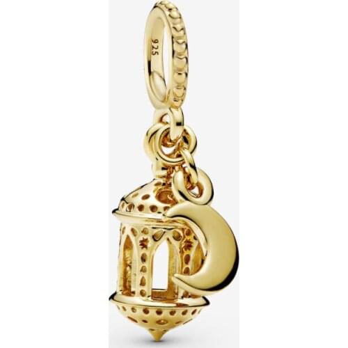 2020 New Arrival S925 Sterling Silver Beads Arabian Lantern Dangle Charms fit Original Pan Bracelets Women DIY Jewelry