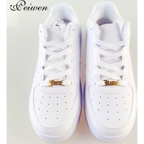 Personalized Custom Name Shoe-buckle Stainless Steel Nameplate Buckie Gold Silver Color Charm Fashion Jewelry Couple Gift