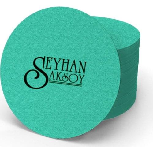 Personalized 6'lı Green Cup & Service Coaster