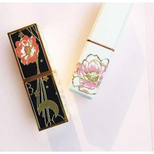 Peony Flower Month Lipstick Bullet Journal Washi Tape Set Adhesive Tape Decor DIY Scrapbooking Sticker Label Masking Tapes S070