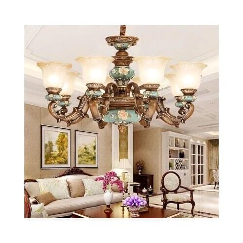 Modern Chandelier Lighting Resin Lustre LED Moderne Modern Chandeliers China Home Lighting Indoor Lamp