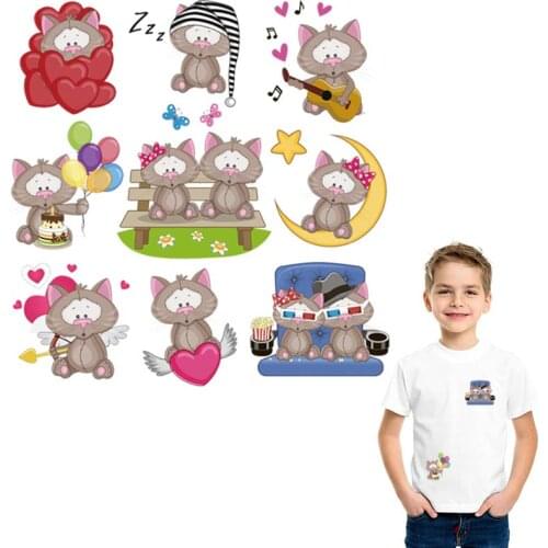 Fabric Patches For T-Shirt Jeans Hats Heat Transfer Fashion Stickers Clothes Iron On Diy Accessory Iron On Patch