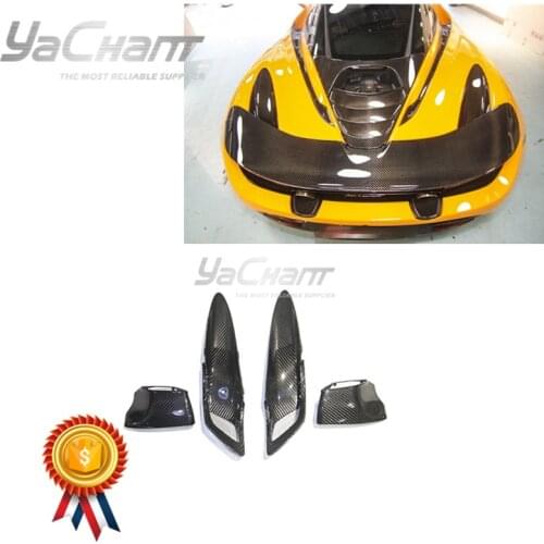 Dry Carbon Fiber Air Intake Vents Fit For 2018-2020 720S Coupd OEM Style Rear Fender Side Air Intake Vents Replacement DCF