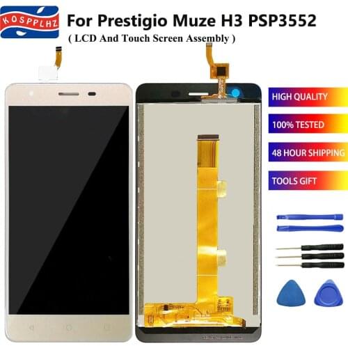 100% Tested 5.5" For Prestigio Muze H3 PSP3552 PSP 3552 DUO PSP3552DUO LCD Display + Touch Screen Glass Digitizer Panel Assembly