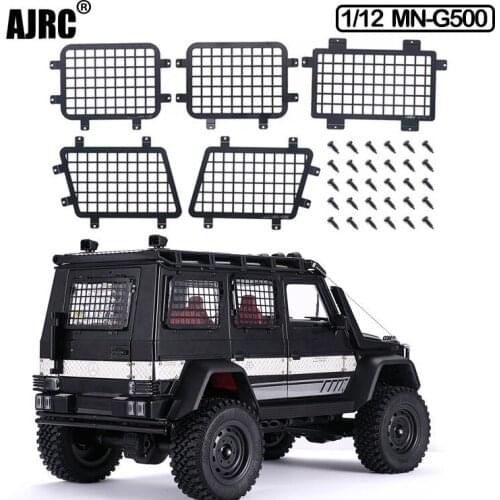 1:12 Mn-g500 Metal Car Window Net Side Window Tail Window 1/12 Remote Control Car Parts
