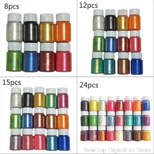 1 Set Pearlescent Mica Powder Epoxy Resin Dye Pearl Pigment DIY Jewelry Crafts Ju27 20 Dropship