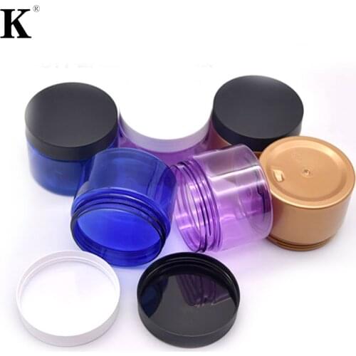 1Pcs Empty Cosmetic Jar 150g Plastic Cosmetic Refillable Bottles Eyeshadow Makeup Face Cream Jar Pot Container