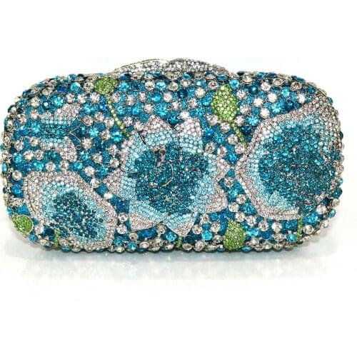 2020 New Design Diamonds Handbags Girls Elegant Wedding Purses Ladies Luxury Celebrity Party Bag Clutch Wedding Bridal