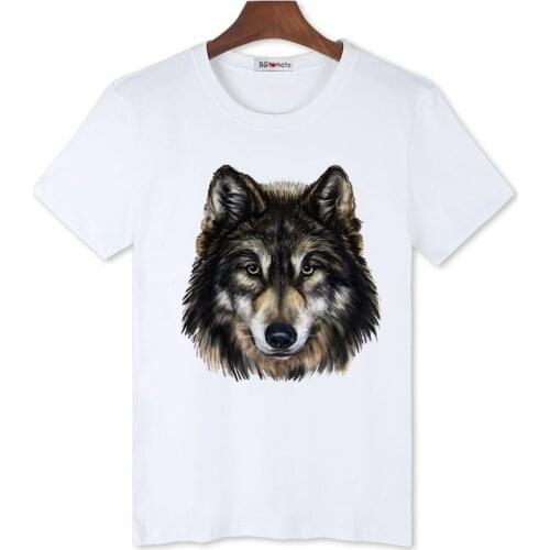 2021 original brand good quality mans printing Wolf King hot style t shirt three colors Short sleeve Comfortable cool shirt