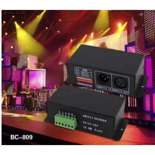 BC-809-700 DMX512 Decoder Constant current DMX decoder for LED Strip 700mA led downlight led wall washer