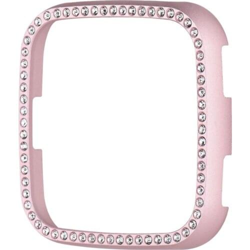 Diamond girl For fitbit versa cover Aluminum alloy Frame bumper fitbit versa case protective metal shell