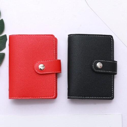 Credit Card Holder Wallet Men Women Metal Vintage Aluminium Bag Crazy Horse PU Leather Bank/ID Card Holder Case