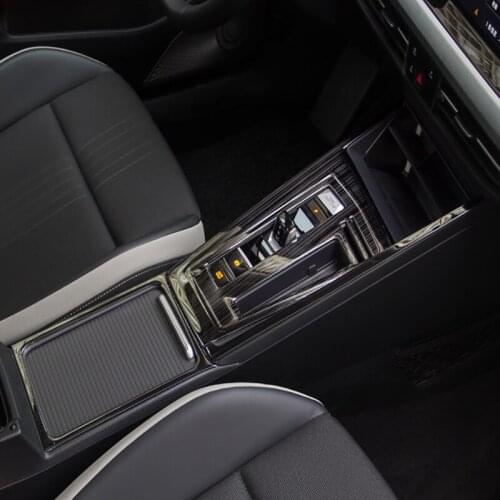 For Volkswagen VW Golf 8 MK8 R 2021 2022 Stainless Steel car Accessories Steel Car Gear Shift Panel Sticker Cover Trim Styling