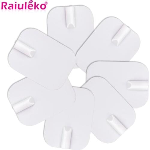 20/10pcs Silicone Electrode Pads Gel Tens Stickers Electrodes Digital Therapy Machine Massager Nerve Muscle Stimulator Slimming