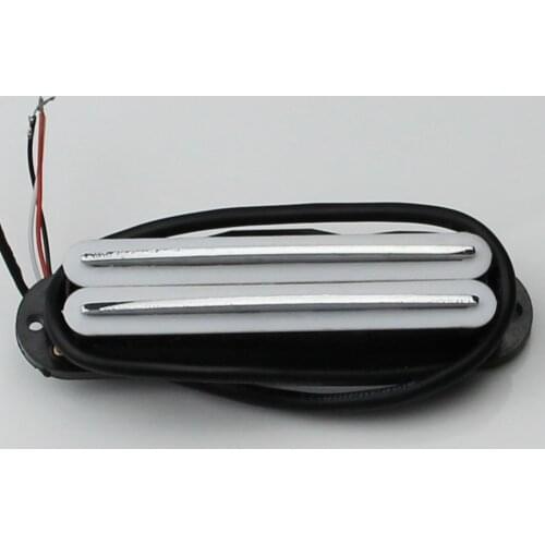 Set Dual Hot Rail Humbucker Pickup for Stratocaster Strat Guitar Parts white