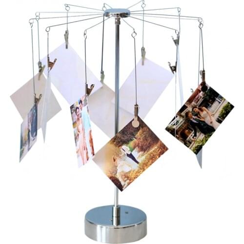 Creative Metal Photo Holder For Photo Clip Paper Picture Holder Wedding Wall Decor Party 14 Display Postcard Stand Photos