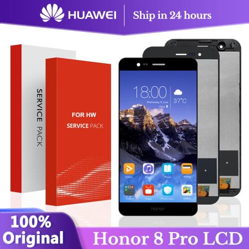 Original 5.7" For Huawei Honor 8 Pro LCD Display Touch Screen With Frame Digitizer Assembly For Honor V9 LCD DUK-L09 DUK-AL20
