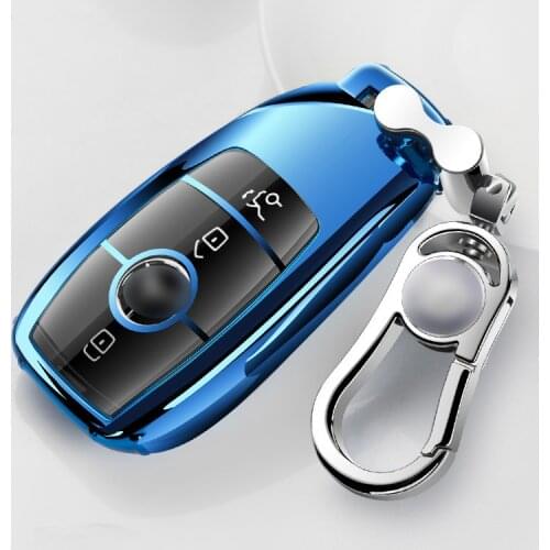 It is suitable for the new E series intelligent key case TPU soft rubber protective case of Mercedes-Benz car key case