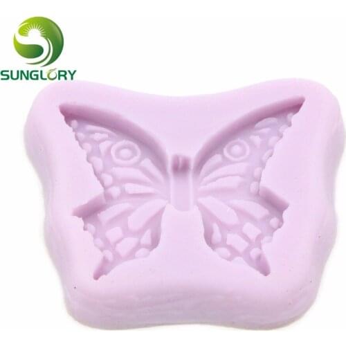Butterfly Silicone Mold Fondant Decor Gum Paste 3D Moldes De Silicona Paste Americana Ferramentas Bolo Cake Decorating Tools