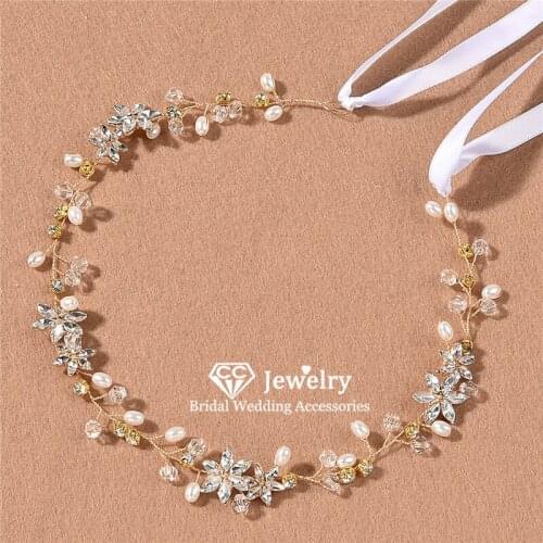 CC Headbands for Women Wedding Accessory Engagement Hair Ornaments Bridal Hairwear 100% Handmade Headbands Star Shape Gift M187