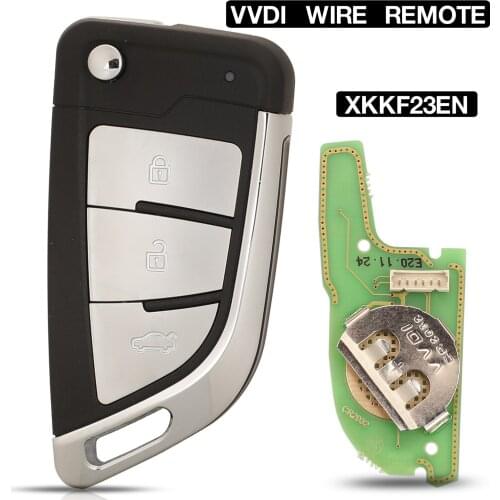 Kutery Universal Xhorse VVDI Wire New Model PN:XKKF23EN Flip Folding Remote Car Key For VVDI Mini Key Tool For VVDI2