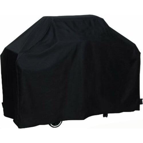 Waterproof BBQ Cover 190x71x117cm Barbecue Grill Cover Outdoor Rain Protector For Gas Proof Barbecue Protection Shield Black