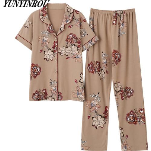 YUNYINROU Women's Long Pajamas
