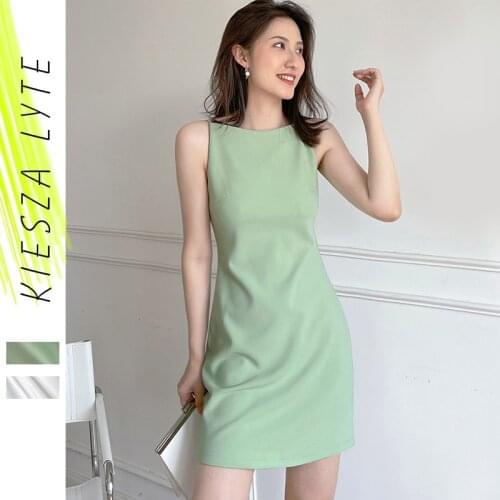 Green Dress For Women 2021 Summer Fashion Spaghetti Straps Short Slim Sexy Club Chic Ladies Party Mini Dresses