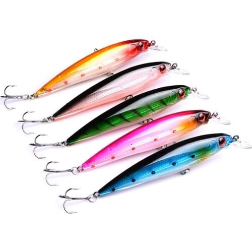 11CM13G Fishing lures minnow quality wobblers baits suspending hot model crankbaits popper