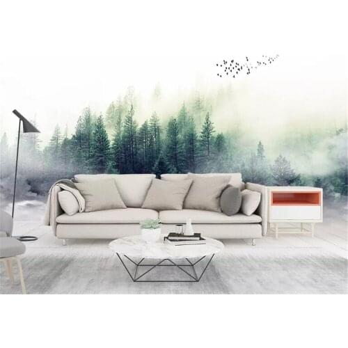 Beibehang photo wallpaper 3D Natural bird forest wall Modern fashion floral decorative painting papier peint mural 3d wallpaper