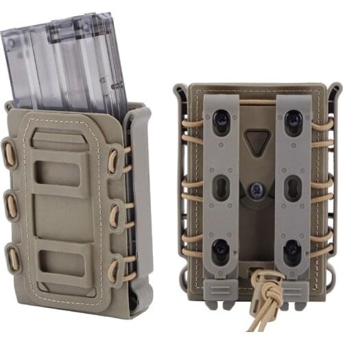5.56 7.62 Outdoor Fast Magazine Pouch Quick Release Tactical Mag Nylon Holster Case Box Replacement for Molle System Belt