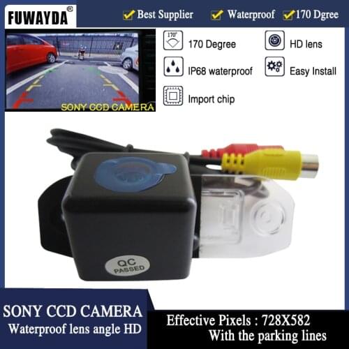 FUWAYDA Free Shipping HD CCD Chip CAR REAR VIEW REVERSE Backup Parking Safety CAMERA FOR VOLVO S80 S40L S80L XC60 XC90 S40 C70