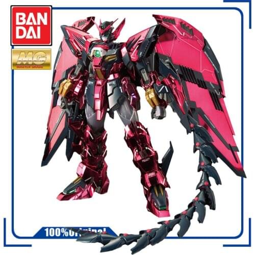 BANDAI Limit MG 1/100 Epyon Gundam Special Electroplating Assembly Model Action Toy Figures Childrens Gifts