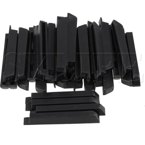 36 x Black PVC Piano Keyboard Key Top Sharp S Parts for Piano Replacement Repair