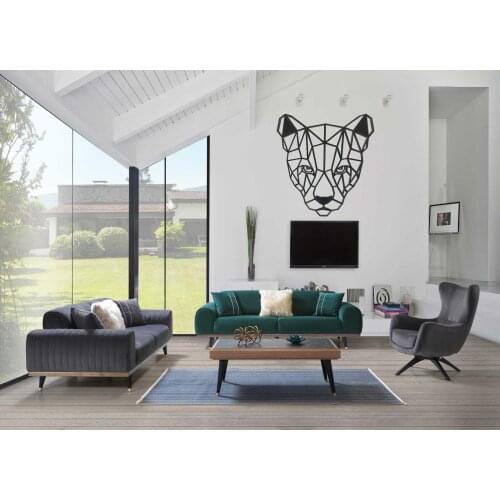 Home Decor Black Cat Puma Wall , Room , Childrens Decor Laser Cut Basic Simple Application