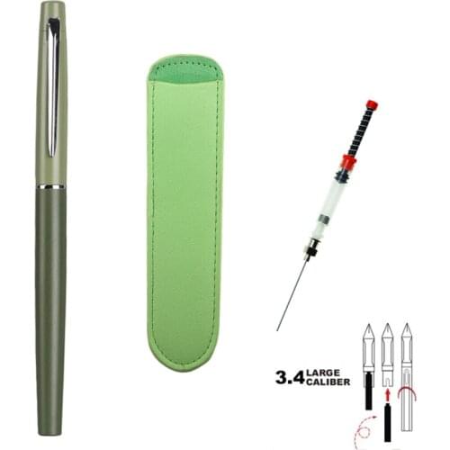 Financial tip 0.38mm Extremely fine Fountain pen Classic body Morandi Stationery Office school supplies Ink Pen