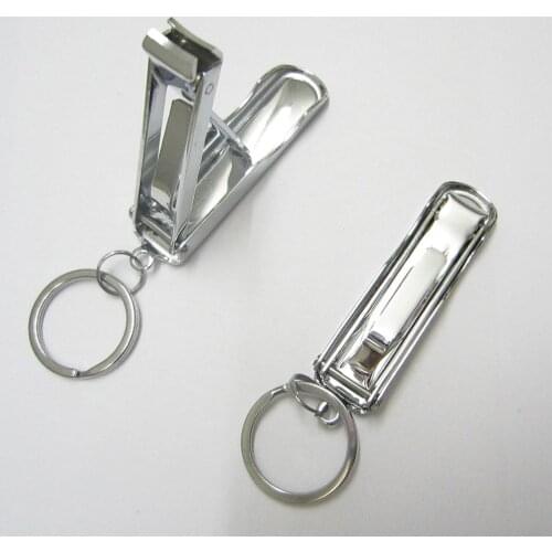 Gadget Fold Toe Clipper EDC Toenail Keychain key Nail ring Manicure Pedicure Trimmer Fingernail Foldable Tool Cutter Scissor