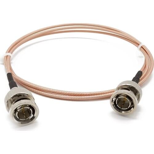Video Signals Extension Cable BNC Male to BNC Male Plug RF Coaxial Coax 75Ohm RG179 Jumper Wire for HD-SDI CCTV Camera Camcorder