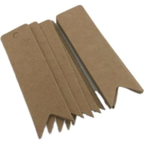 Kraft Coattail Listing Arrow Blank Tag Mark Marking Product Hand Business Card 2 *7cm