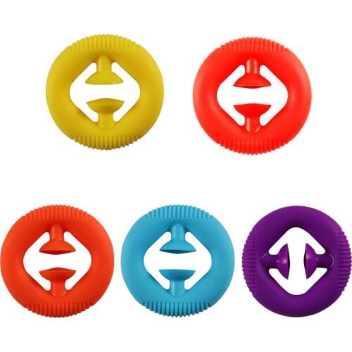 Circle Silicone Press Grip Ball Training Device Finger Power Rehabilitation Exercise Suction Decompression Squeeze Ring