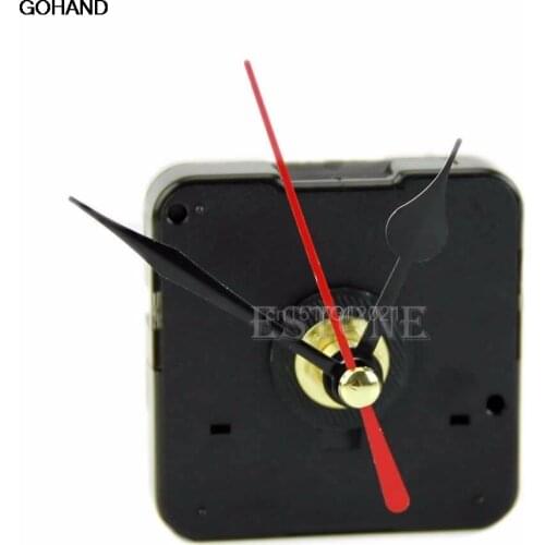 Quartz Wall Clock Movement Mechanism Repair Tool Kit with Black & Red Hands