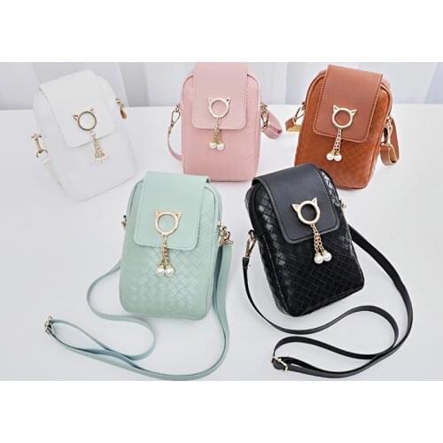 2021 New Trend Fashion Versatile Small Bag Female Mobile Phone Zero Wallet Simple Mini One Shoulder Messenger Bag