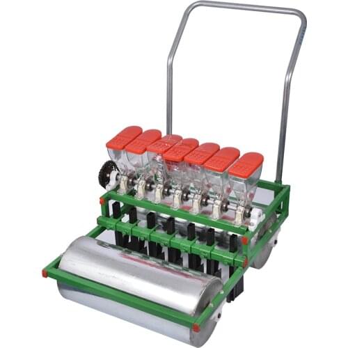 Push Type Vegetable Seeder Small Horticultural Appliances Seed Precision Seeder 5 Gears Adjustable Plant Spacing, Row Spacing