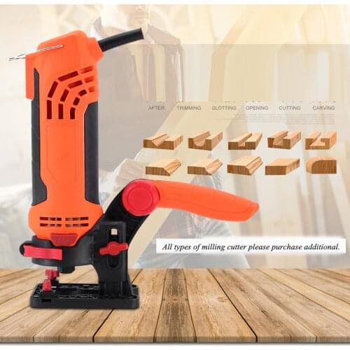 Handheld Woodworking Trimming Machine Eectric Power Wood Tool Renovator Edge Banding Slot Forming Carving Trimmer MK-650D