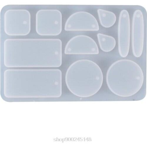 Earrings Dangler Casting Silicone Mould DIY Crafts Jewelry Pendant Making Tools Crystal Epoxy Resin Mold O26 20 Dropshipping