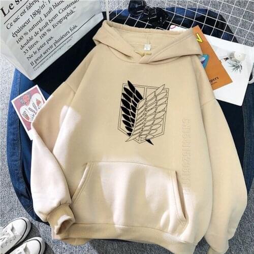 Attack On Titan Hoodie Hot Japanese Anime Graphic Hoodies Men Kawaii Harajuku Streetwear Unisex Male Long Sleeve Tops