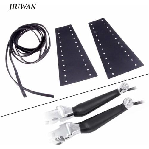 Universal Motorcycle Clutch Brake Levers Black Leather Covers For Harley Dyna Street Indian Chief Chieftain Classic Roadmaster